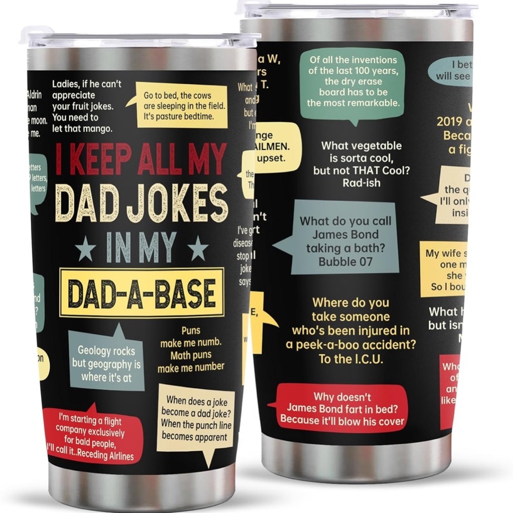 Dad Jokes Travel Tumbler